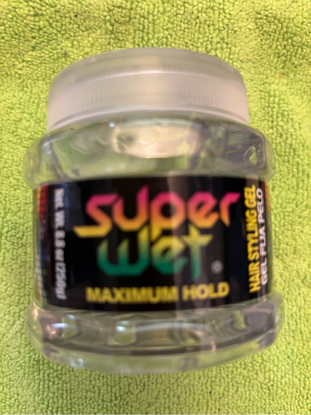 Super Wet Maximum Hold Hair Styling Gel - Clear